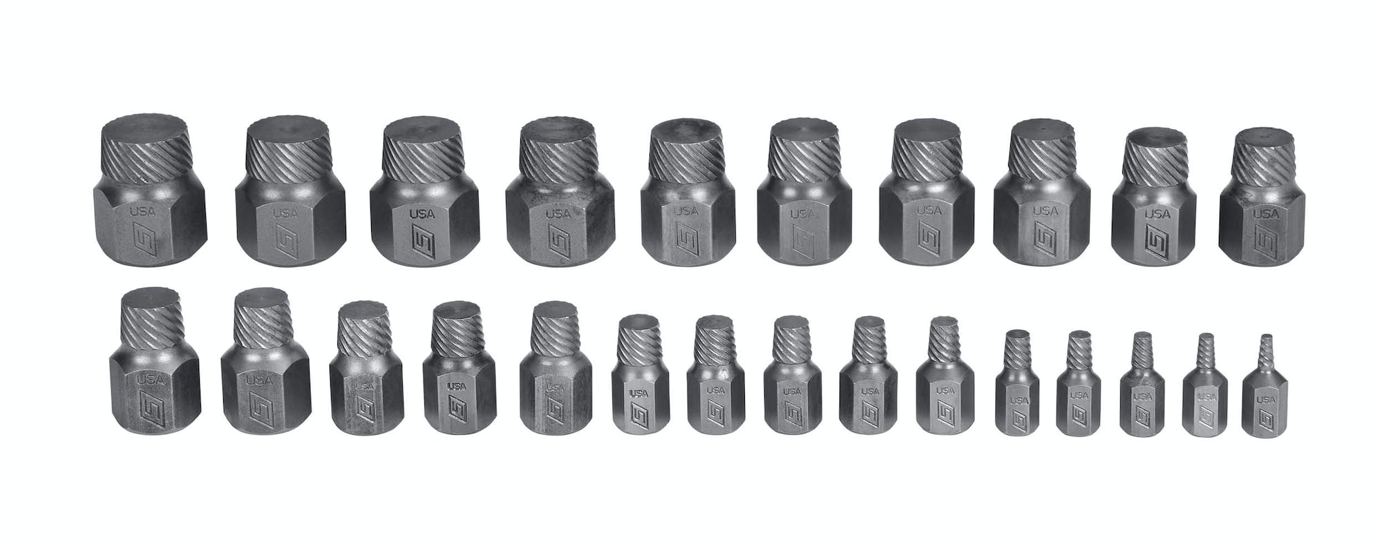 25 pc Multispline Screw Extractor Set | REX25C 25 pc Multispline Screw Extractor Set | REX25C